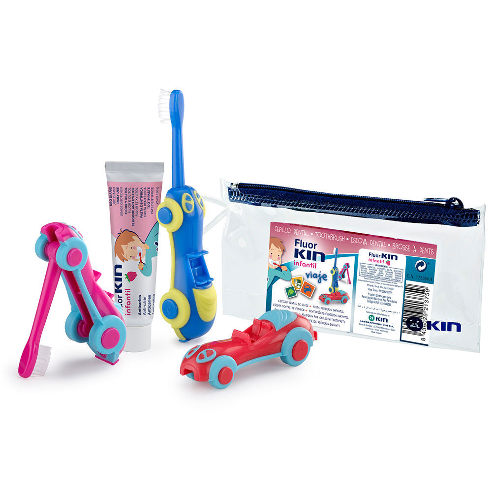 Kin Coffret fluorkin infantil viaje coche 3 pz
