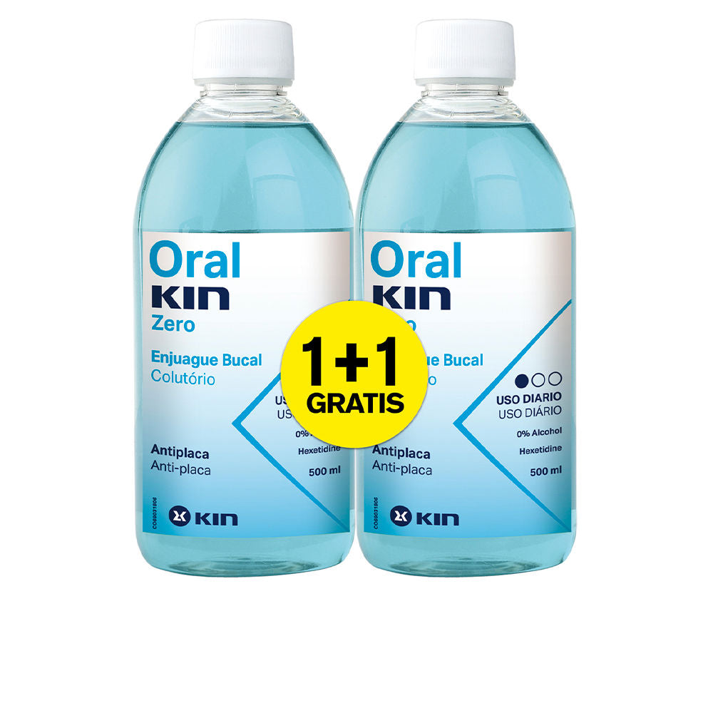 Kin Oralkin zero enjuague bucal coffret 2 pz