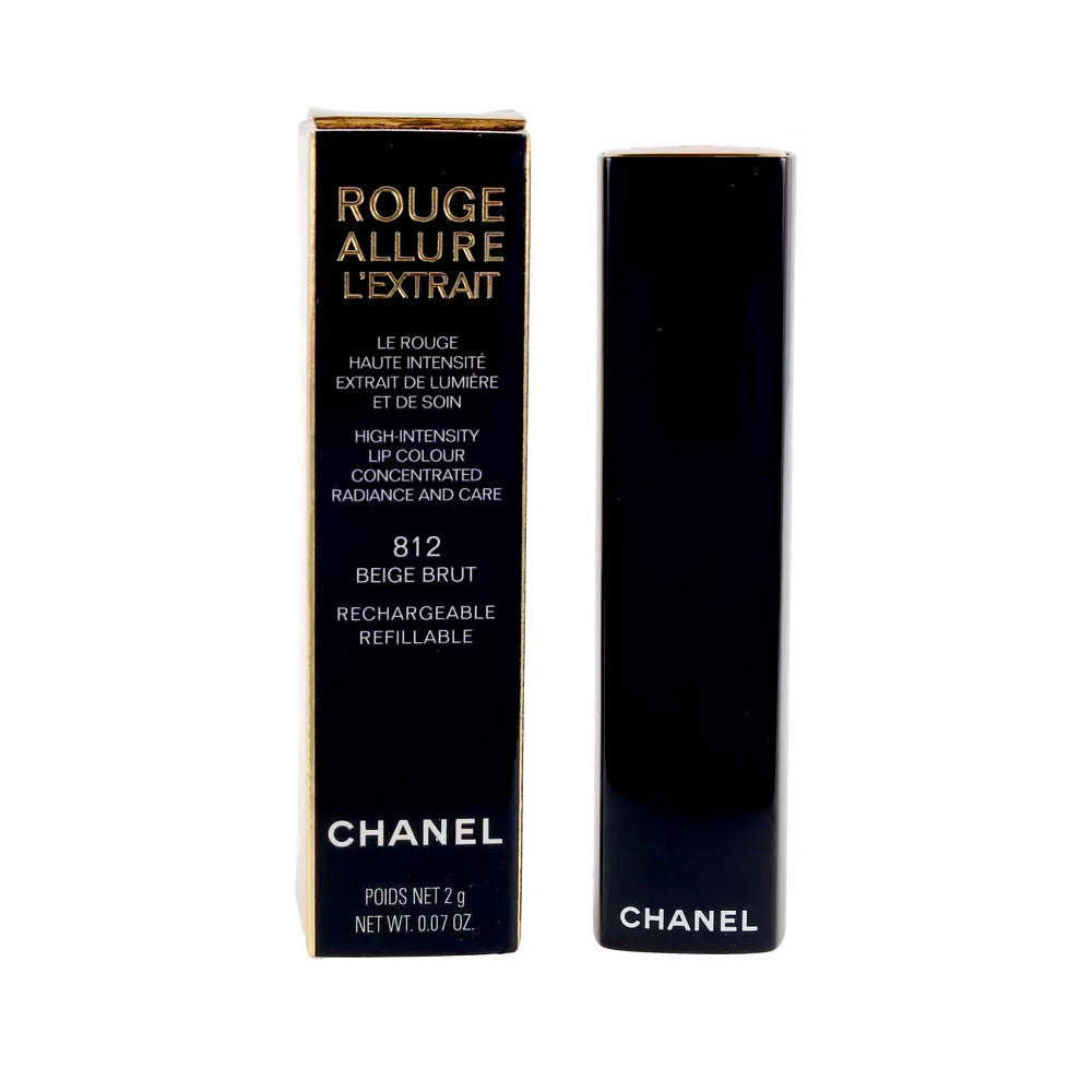 Chanel Batom recarregável rouge allure l'extrait #812 bege brut 2 gr