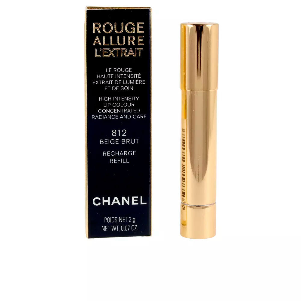 Chanel Recarga de batom rouge allure l'extrait #812 bege brut 2 gr