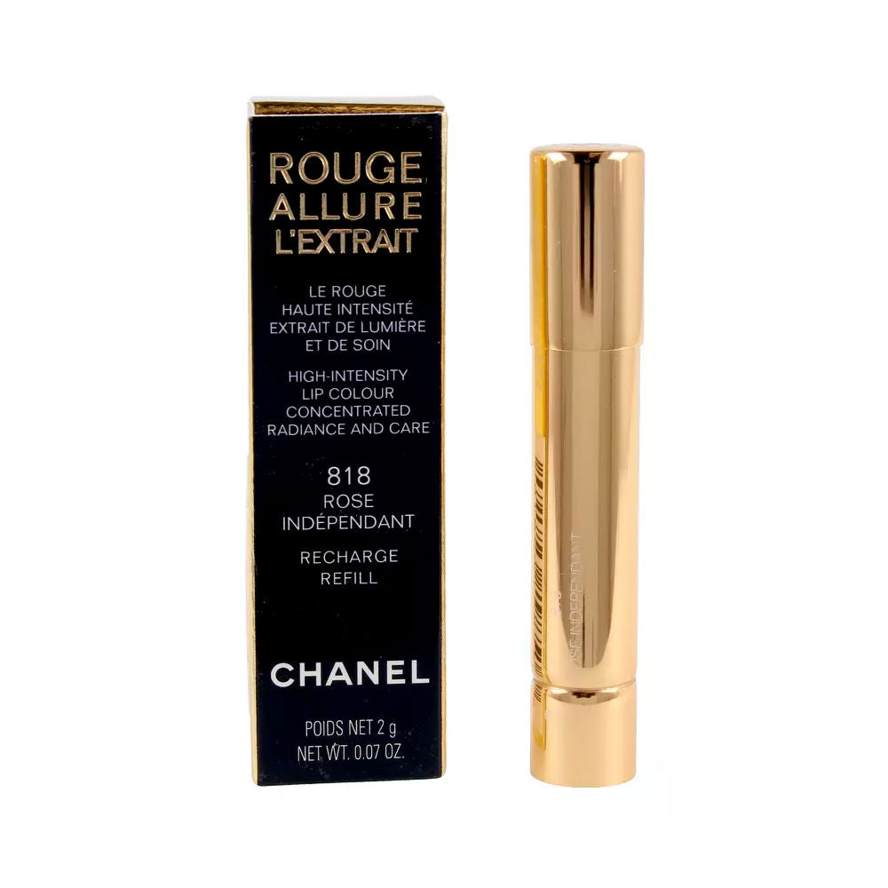 Chanel Rouge Allure L'Extrait Recarga Batom de Alta Intensidade 818 Rose Indépendant 2g