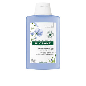Klorane Volume shampoo de linho orgânico 200 ml