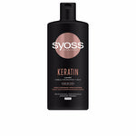 Syoss Champô queratina para cabelos crespos e segundo 440 ml
