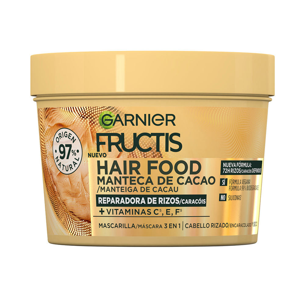 Garnier Frutis hair food manteiga de cacau máscara nutritivo para cachos 390 ml