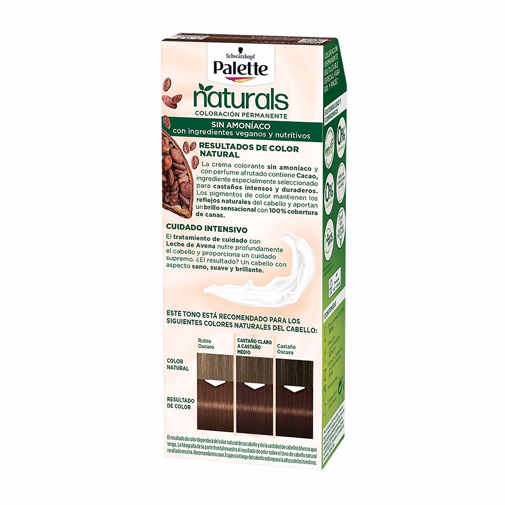 Palette Corante natural palette #3.65-marrom chocolate 1u