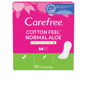 Carefree Algodão descuidado protetor aloe vera 56 u