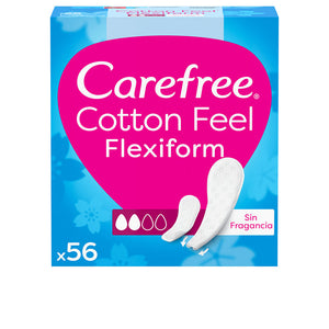 Carefree Flexiform algodão protetor sem perfume 56 u