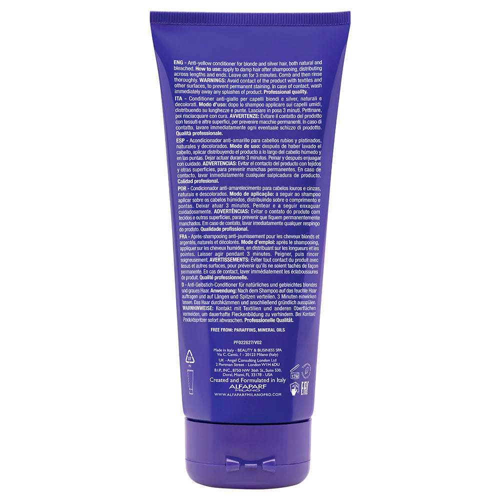 Alfaparf Milano Professional Semi Di Lino Blonde Condicionador Anti-Amarelo 200ml