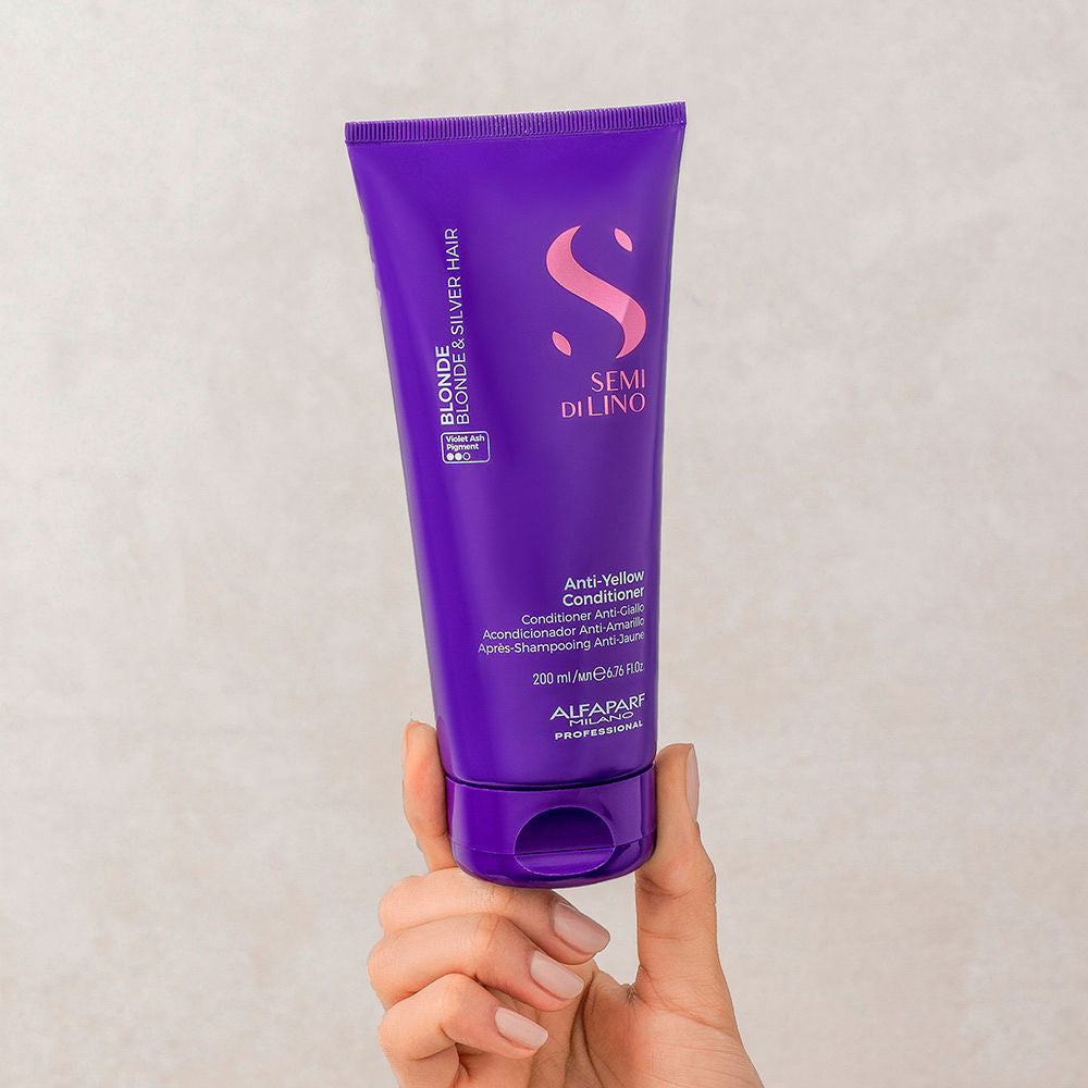 Alfaparf Milano Professional Semi Di Lino Blonde Condicionador Anti-Amarelo 200ml