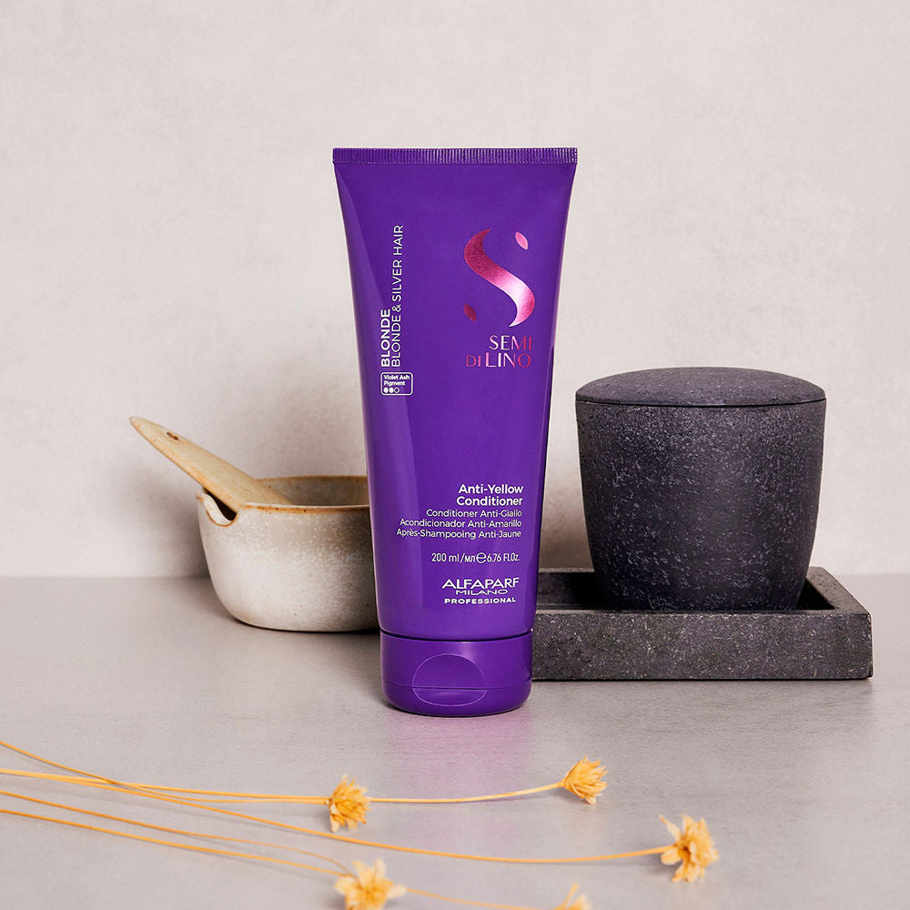 Alfaparf Milano Professional Semi Di Lino Blonde Condicionador Anti-Amarelo 200ml