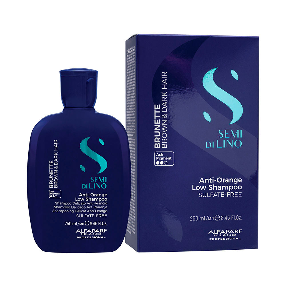 Alfaparf Milano Professional Semi Di Lino Brunette Champô Anti-Laranja Low 250ml