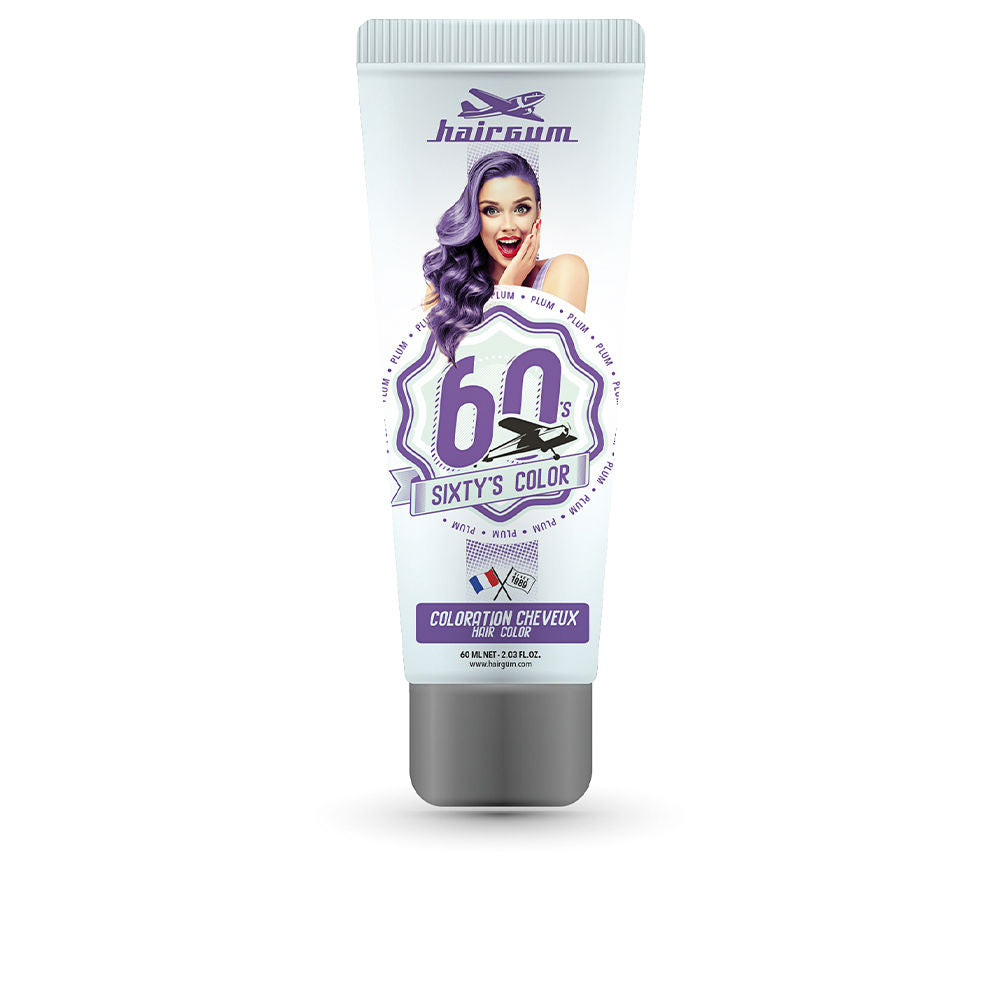 Hairgum Cor de cabelo sixty's color #ameixa