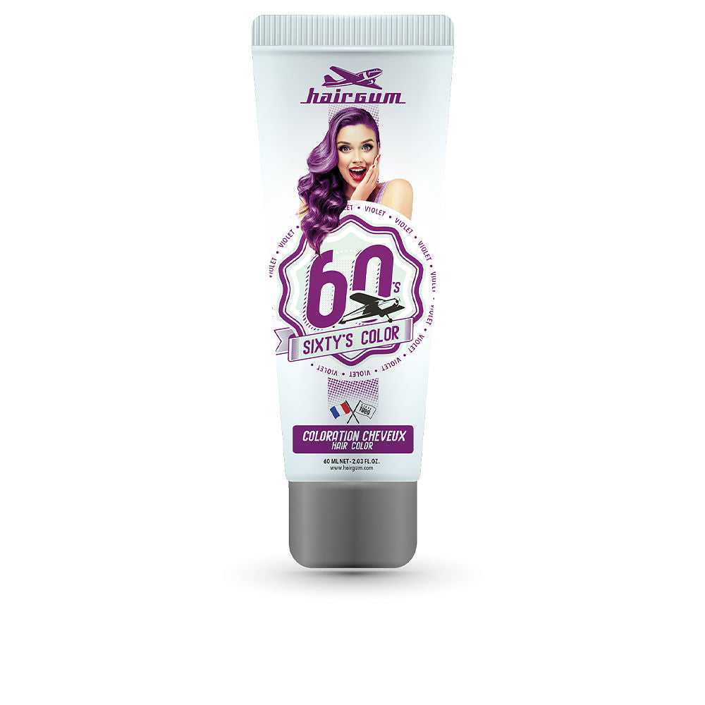 Hairgum Cor de cabelo sixty's color #violeta