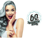 Hairgum Cor de cabelo sixty's color #azul gelado 60 ml
