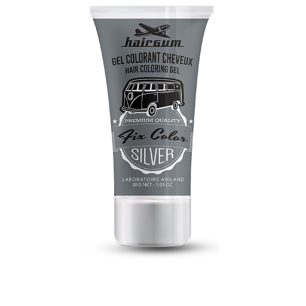 Hairgum Corante em gel fix color #prata