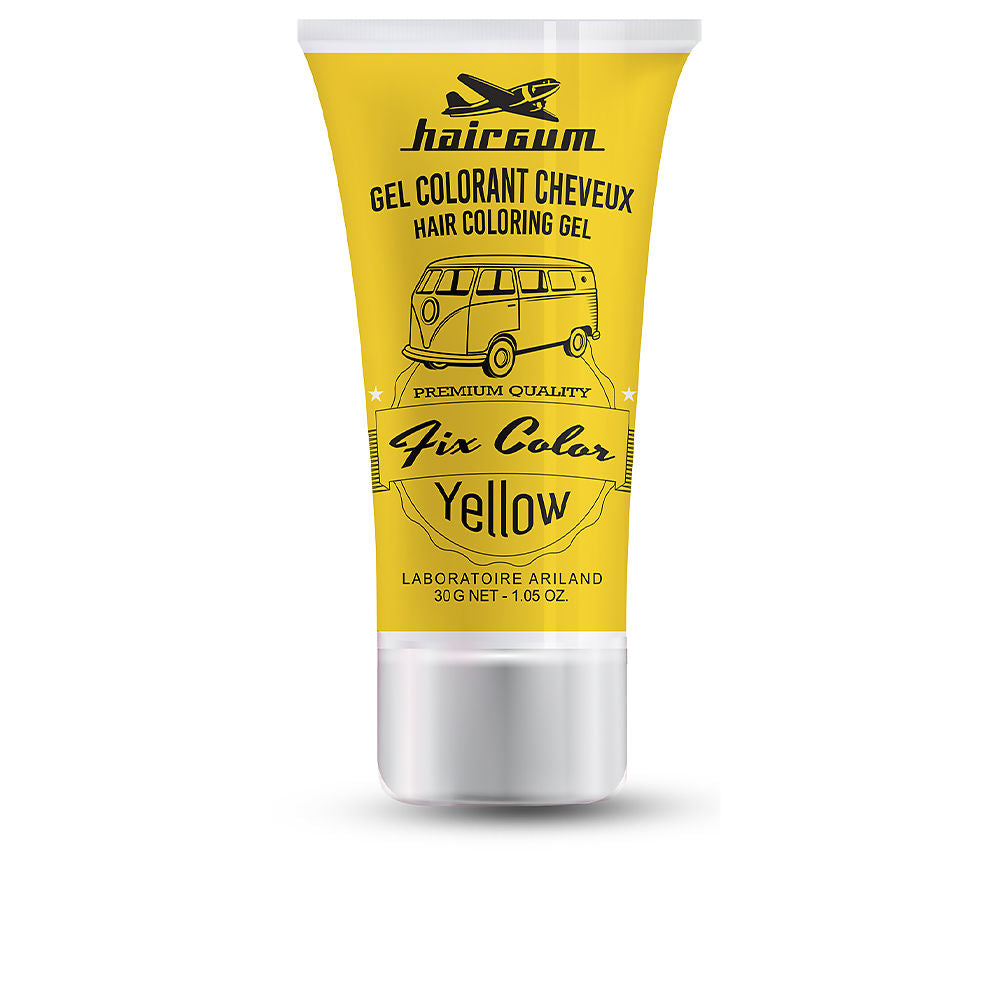Hairgum Corante em gel fix color #amarelo