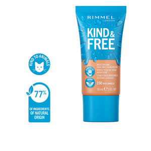 Rimmel London Base de tom de pele gentil e gratuito #150-rose baunilha