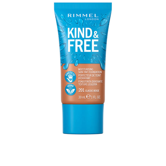 Rimmel London Base de tom de pele gentil e gratuito #201-classic bege