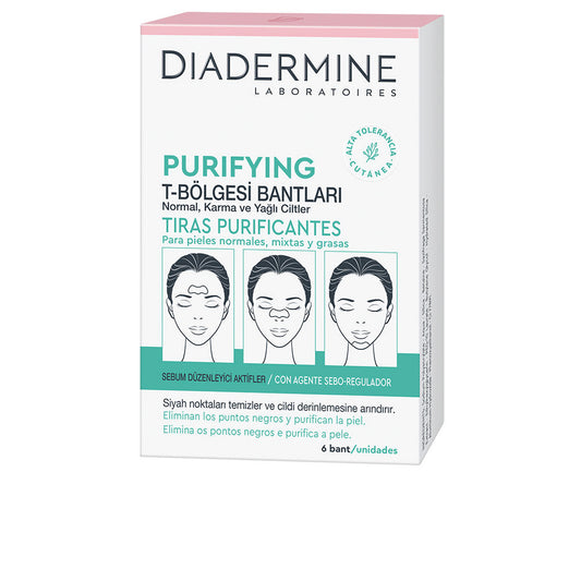 Diadermine Tiras purificantes pele normal-mixta 6 u