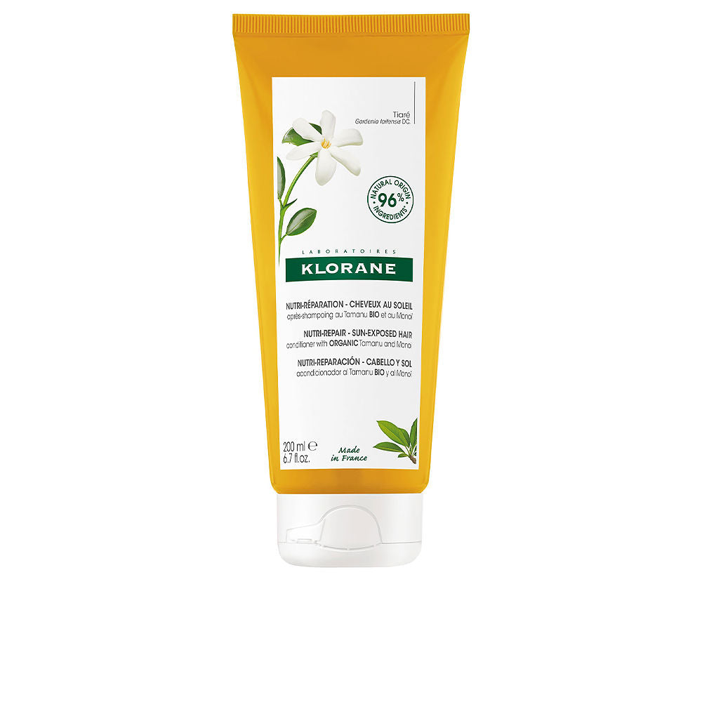 Klorane Sun Care Condicionador Nutritivo e Reparador com Tamanu e Monoi 200 ml