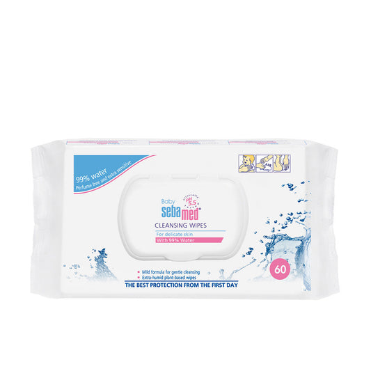 Sebamed Lenços umedecidos de limpeza bebê 60 unidades