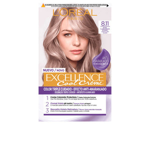 L'Oréal Paris Excellence cool corante #8,11-loiro cinza claro 192 ml