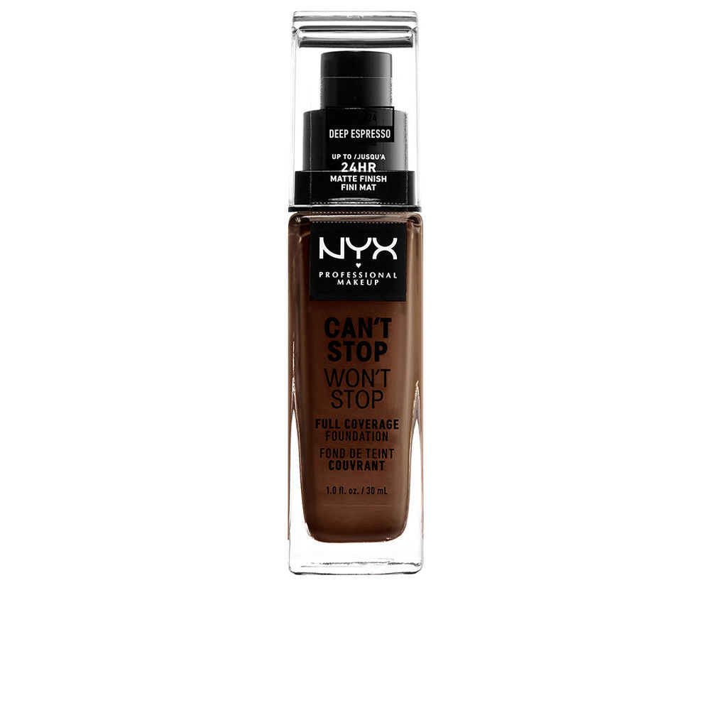 Nyx Professional Make Up Não pode parar, não parará base de cobertura total #expresso profundo