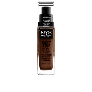 Nyx Professional Make Up Não pode parar, não parará base de cobertura total #expresso profundo