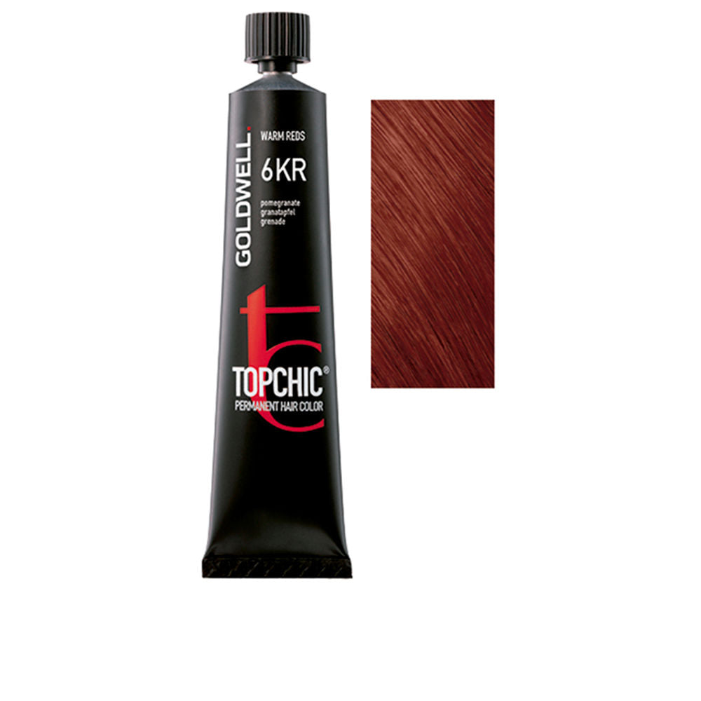 Goldwell Cor de cabelo permanente topchic #6kr 60 ml