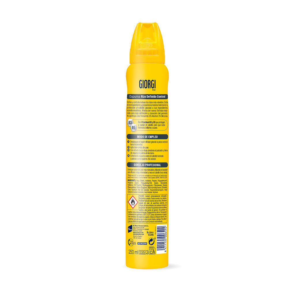 Giorgi Line Spray curl definido giorgi para cabelos cacheados nº6 250 ml