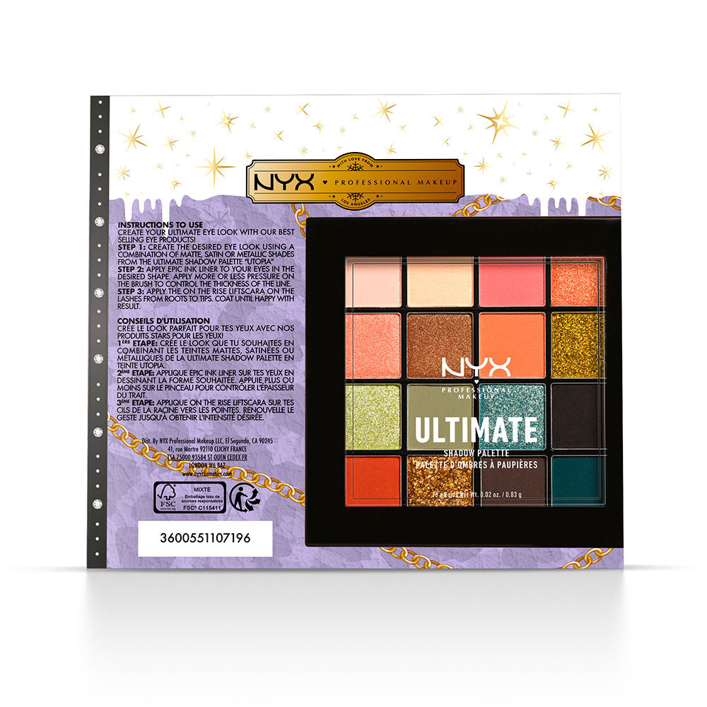 Nyx Professional Make Up Coffret vegan eye pass edição limitada 3 pz