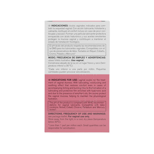 Cumlaude Lab Lubripiu segura íntima óvulos vaginais 10 x 3 gr