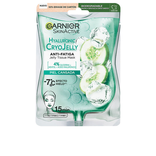 Garnier Máscara antifadiga cryojelly de ácido hialurônico pele ativo para pele cansada, efeito gelo, 5 g