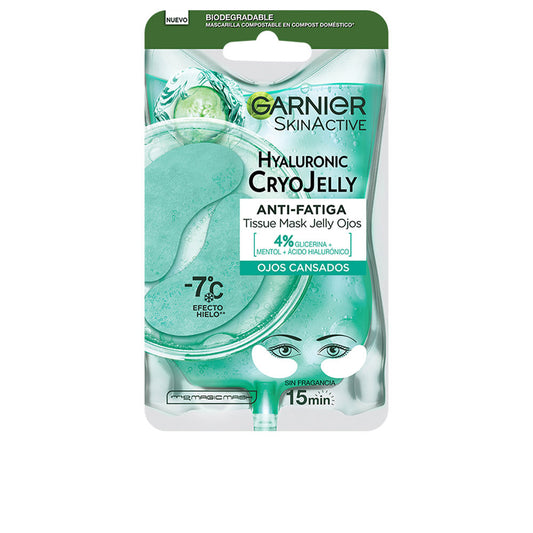 Garnier Cryojelly hialurônico pele ativo máscara anti-fadiga para olhos cansados e efeito gelo 5g