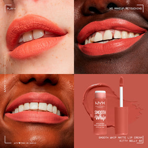 Nyx Professional Make Up Chicote liso creme para lábios companheiro #kitty barriga 4 ml
