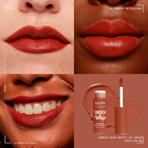 Nyx Professional Make Up Chicote liso creme para lábios companheiro #pele sintética 4 ml