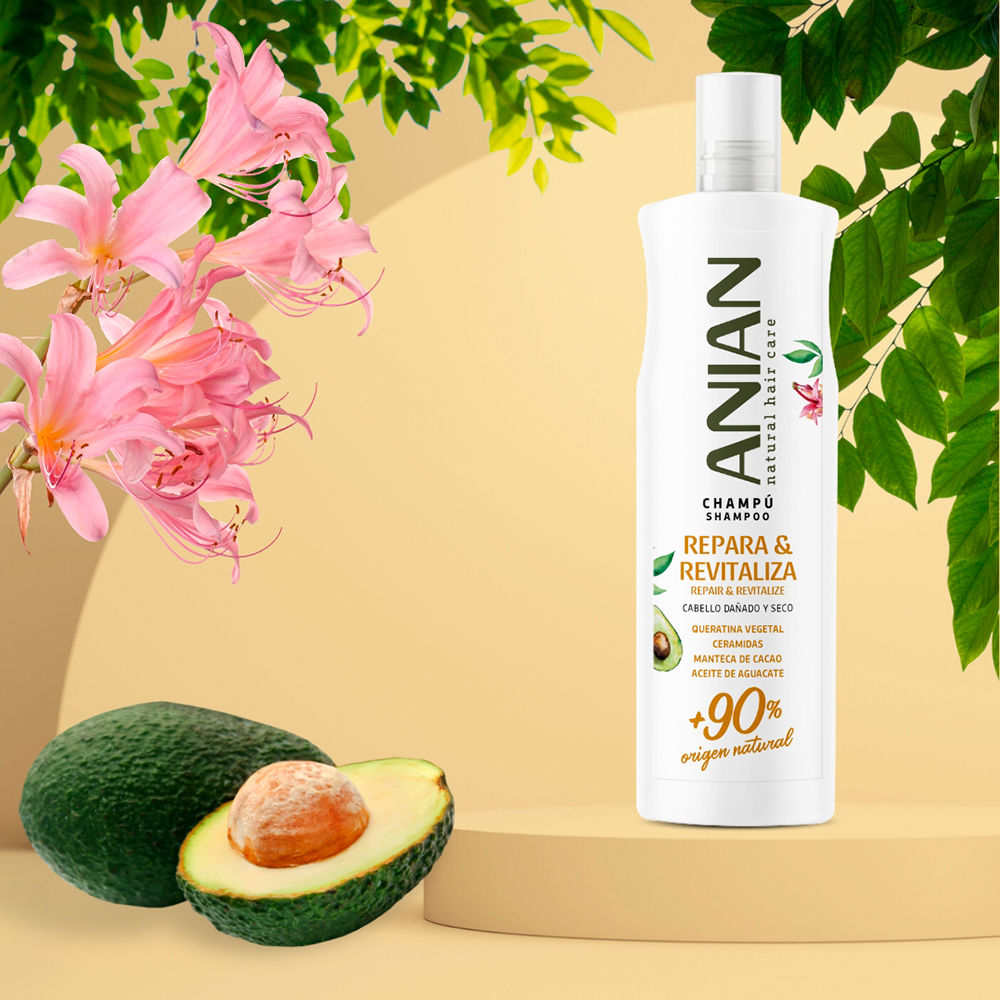 Anian Repair & revitalize champô de queratina vegetal 400 ml