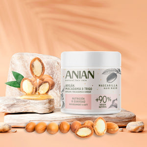Anian Máscara de nutrição e suavidade argan 350 ml