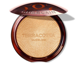 Guerlain Iluminador em pó compacto terracotta luminizer #01-ouro 10 gr