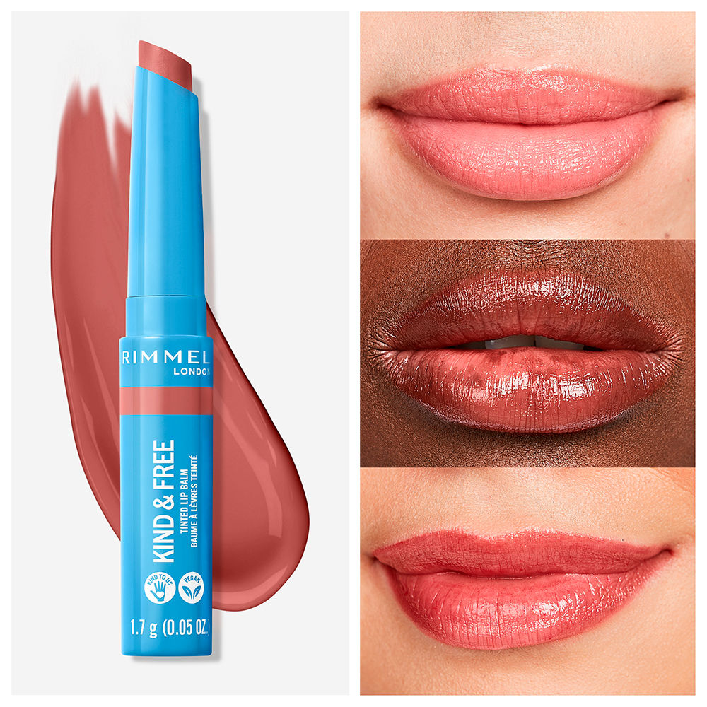 Rimmel London Bálsamo labial com cor gentil e gratuito #002-apricot beleza 1,7 gr