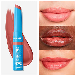 Rimmel London Bálsamo labial com cor gentil e gratuito #002-apricot beleza 1,7 gr