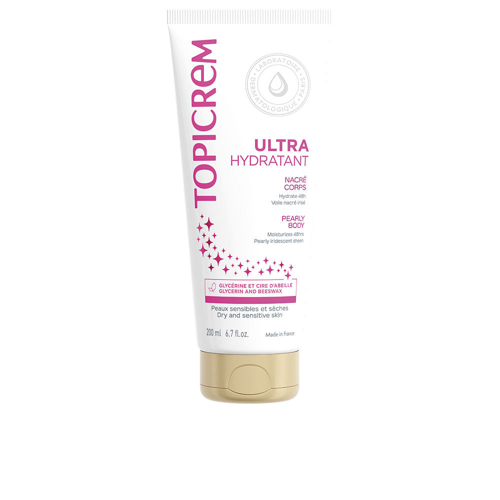 Topicrem Leite corporal perolado ultra-hidratante uh 200 ml