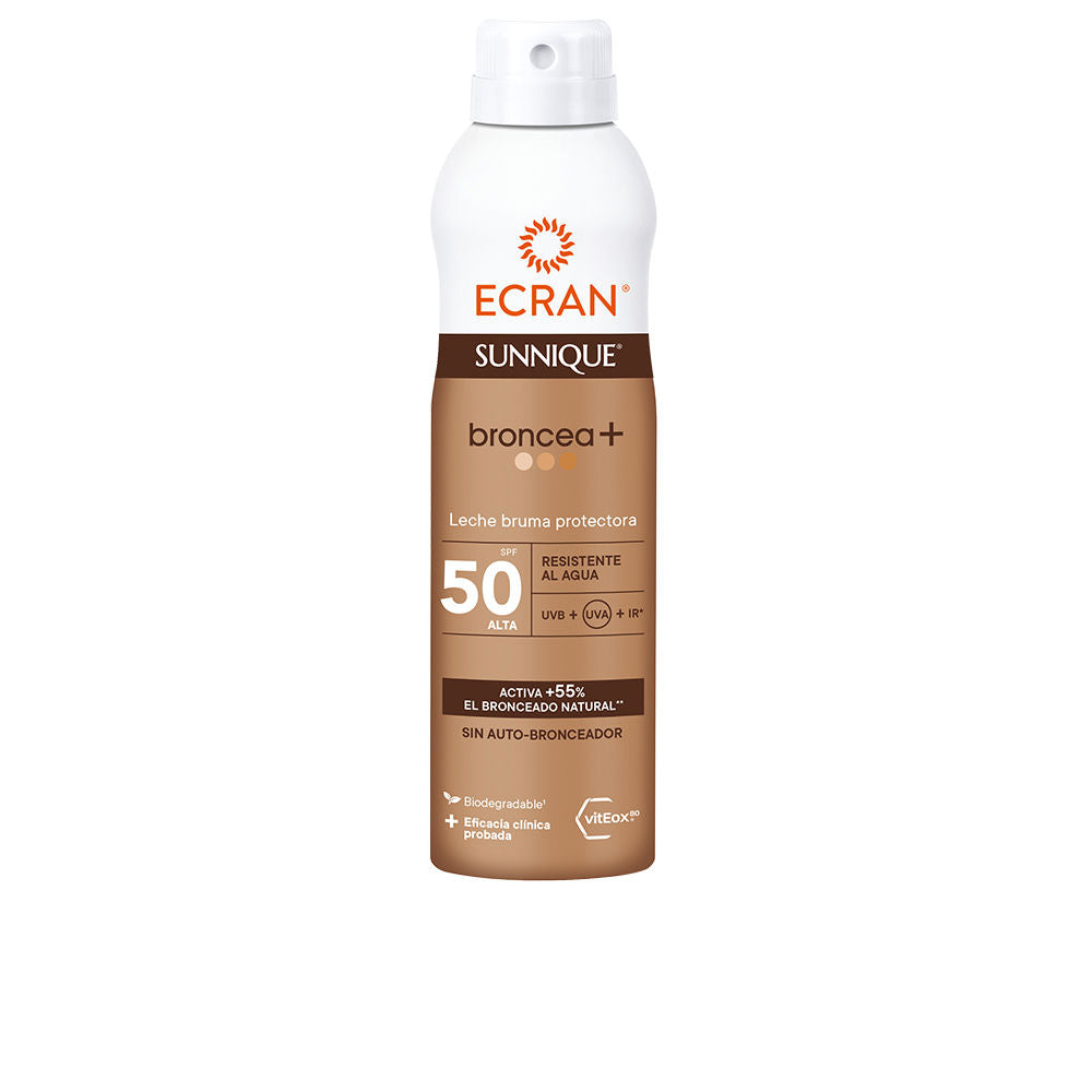 Ecran Sunnique broncea+ bruma protetora fps 50 250 ml