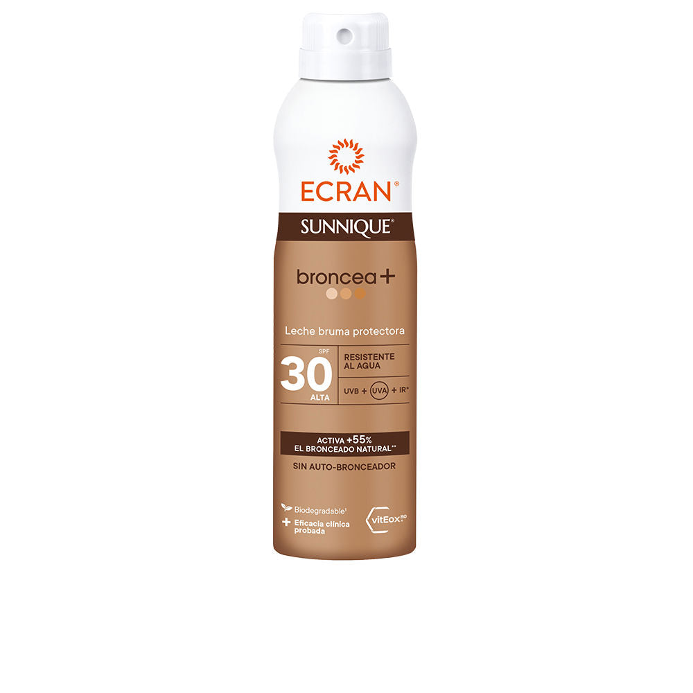 Ecran Sunnique broncea+ bruma protetora fps 30 250 ml