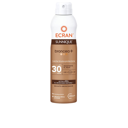 Ecran Sunnique broncea+ bruma protetora fps 30 250 ml