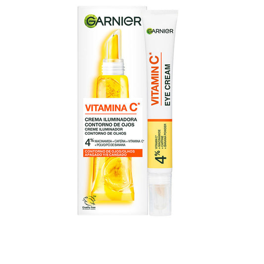 Garnier Creme iluminador para o contorno dos olhos com vitaminas c 15 ml