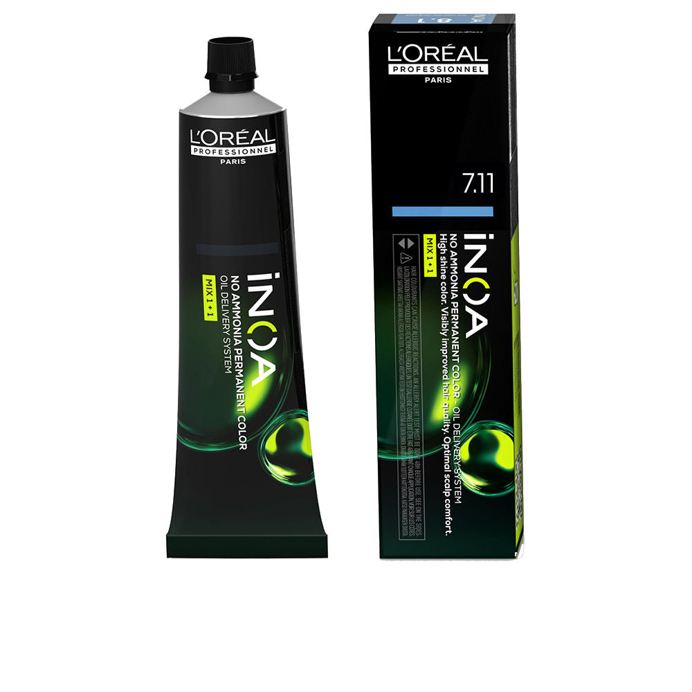 L'Oréal Professionnel Paris Inoa cor permanente sem amônia #7.11 60 gr