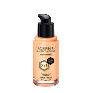 Max Factor Facefinidade 3in1 primer, corretivo e base #44-warm marfim 30 ml