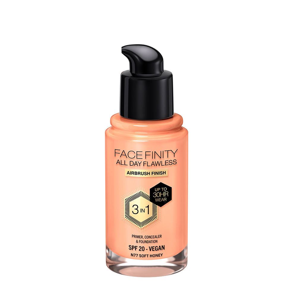 Max Factor Facefinidade 3in1 primer, corretivo e base #77-soft mel 30 ml