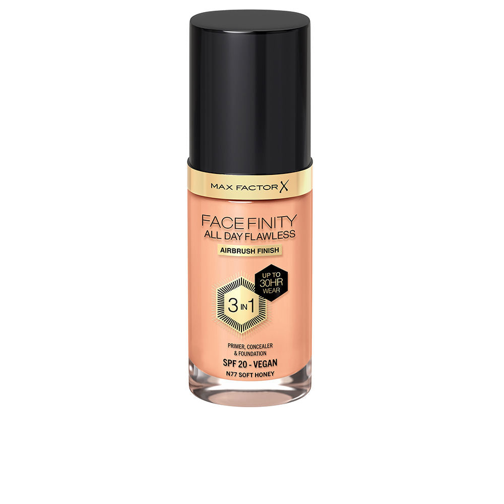 Max Factor Facefinidade 3in1 primer, corretivo e base #77-soft mel 30 ml